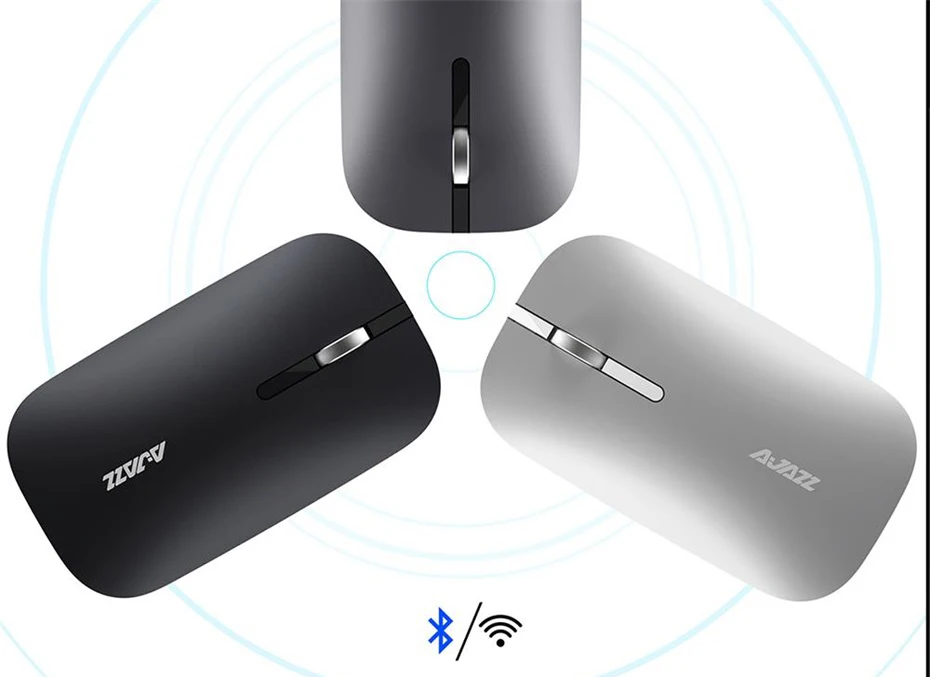 Ajazz I25T Bluetooth/2,4G Двухрежимная беспроводная мышь Бесшумная энергосберегающая беспроводная мышь для геймера и офиса