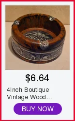 3 дюймов бутик винтажная деревянная пепельница ручной работы для курения табака сигарет пепельница чехол для курения удобство
