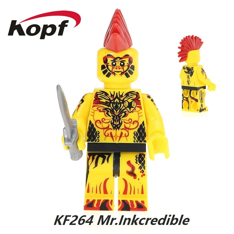 KF264 Without Box 20Pcs KF932 Robocop Movie Alex J. Murphy Wars Voltron Team Godmars Building Blocks Gift Toys for children Super Heroes KOPF - Цвет: KF264 Without Box