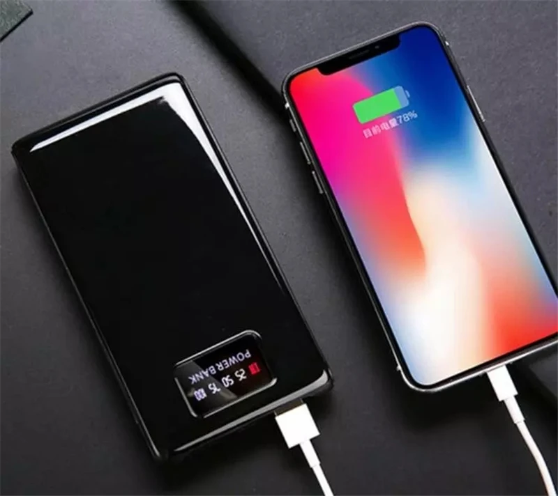 От 6x18650 батарея Powerbank Case 5V 2A ЖК-экран цифровой дисплей внешний аккумулятор корпус