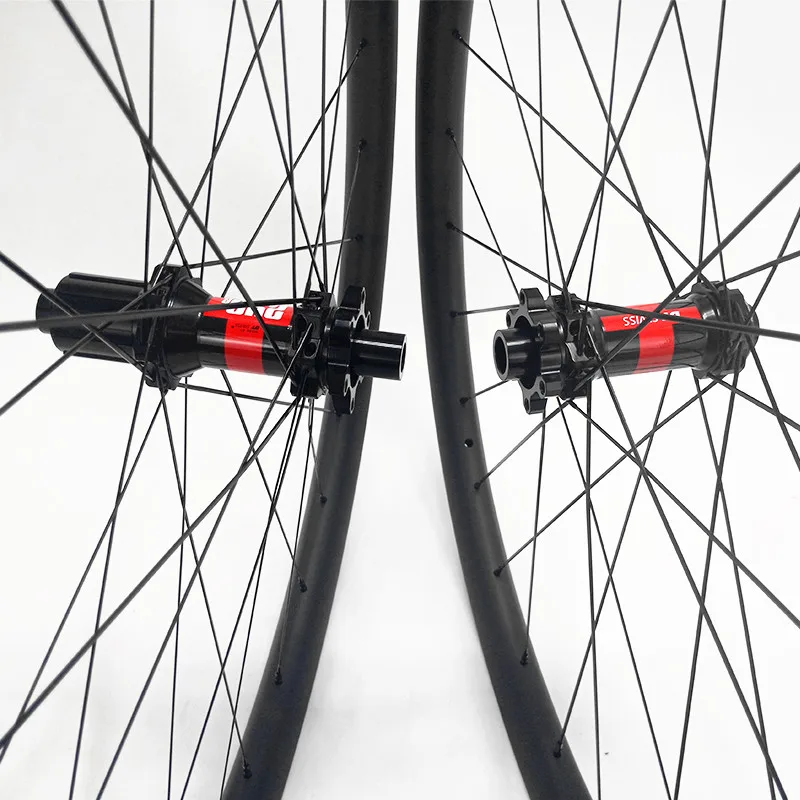 Графен 29er Углеродные mtb колеса AM 30x30 м бескамерный велосипед wheelset DT240S прямой pull boost