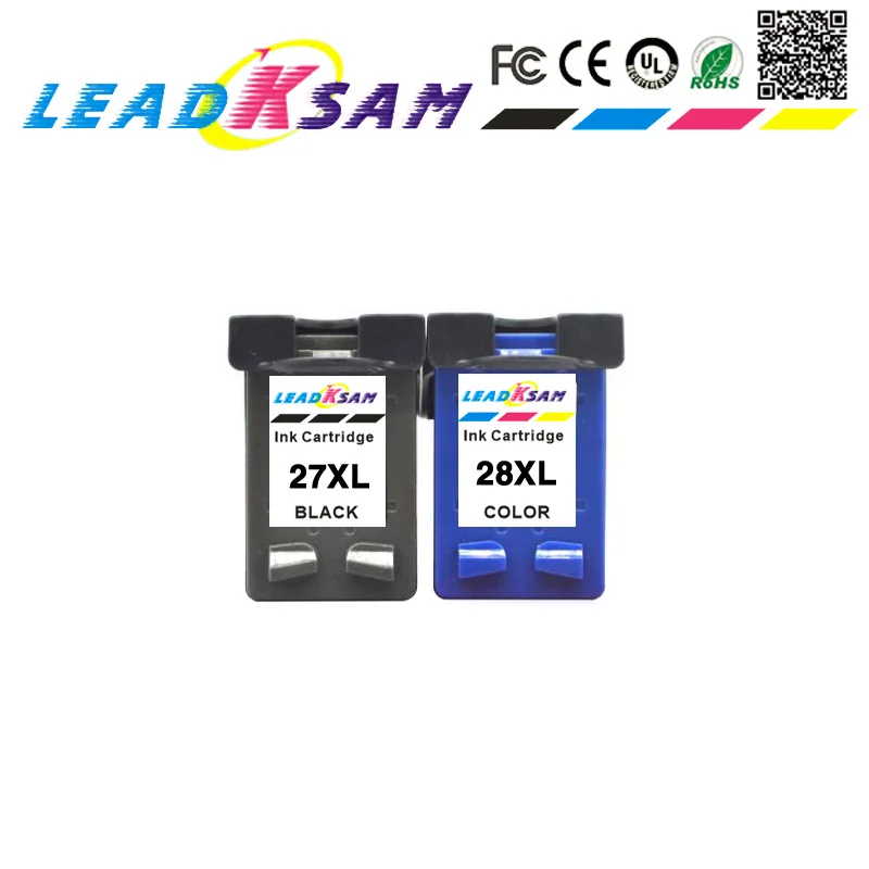 27XL 28XL картридж для замены hp 27 28 чернильный Deskjet 3320 3325 3420 3535 3550 3650 3744 принтер - купить