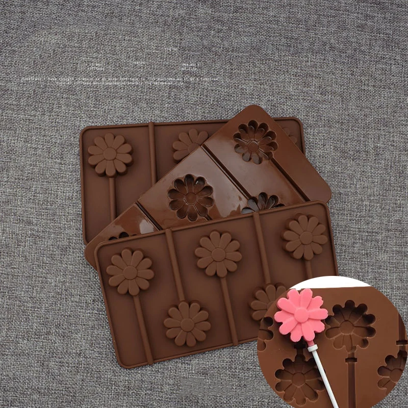 5 отверстий Солнцезащитный цветок леденец форма для выпечки леденцов конфет