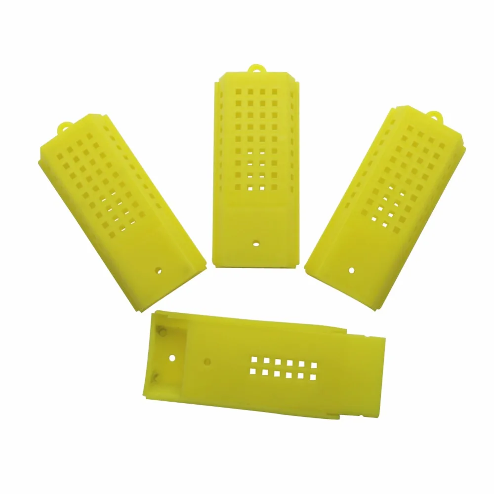 

30 Beekeeping Tools Queen cage lengthened Mailing queen Yellow King Cage Prisoners wholesale Free shipping