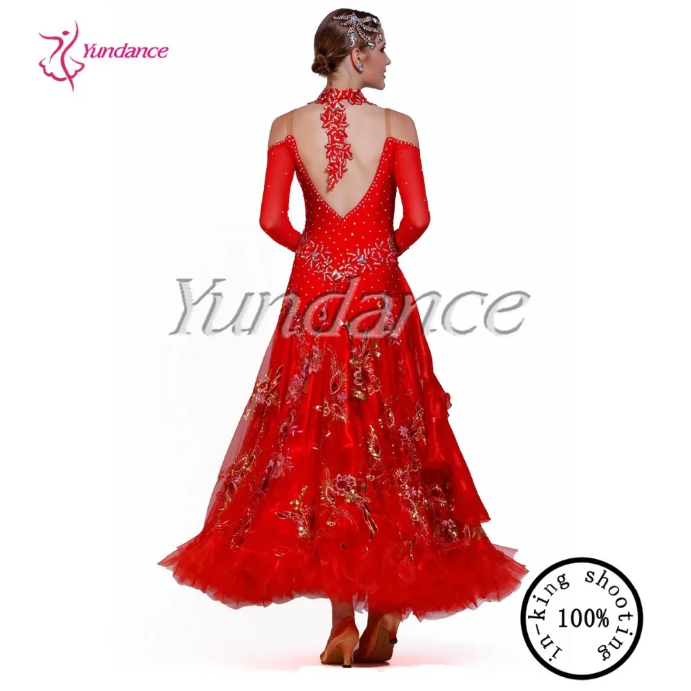 

Fashion Modern Ballroom Dance Competition Performance Dress 2016 B-11512