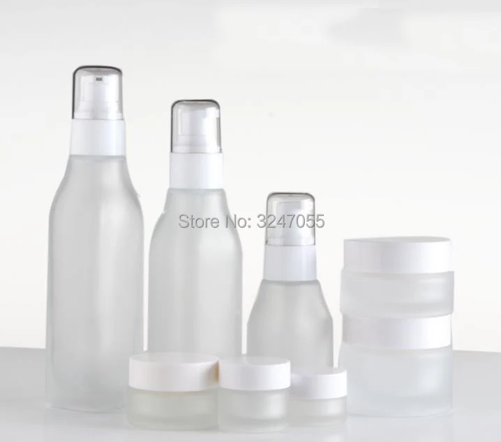 Мл мл 40 матовое стекло пустая косметическая бутылка для лосьона флакон парфюма 50