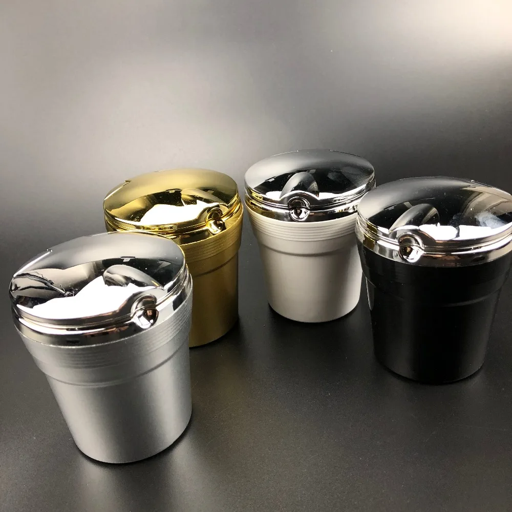 Автомобильная пепельница светодиодный светильник кой для удаления сигарет и