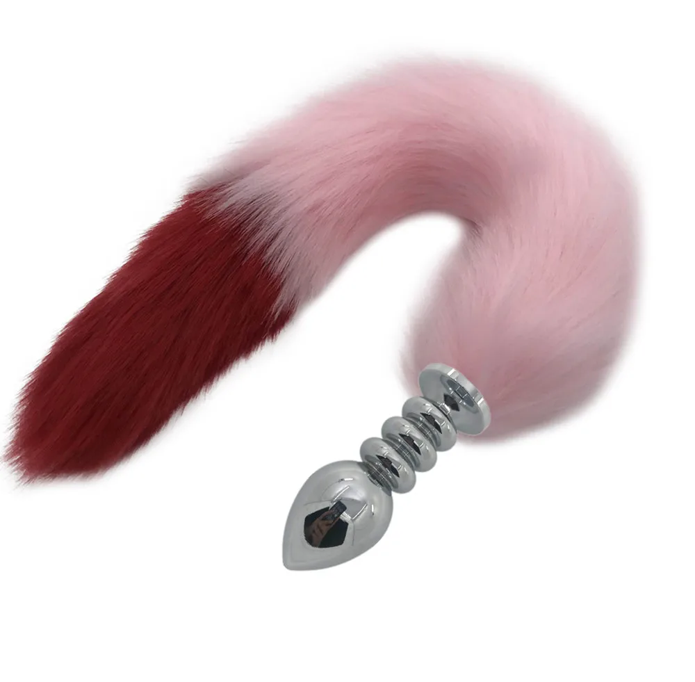 Metal Feather Anal Toys Fox Tail Plug Erotic Anus Toy Butt Sex For Woman And Men Sexy Adult Accessories | Красота и здоровье
