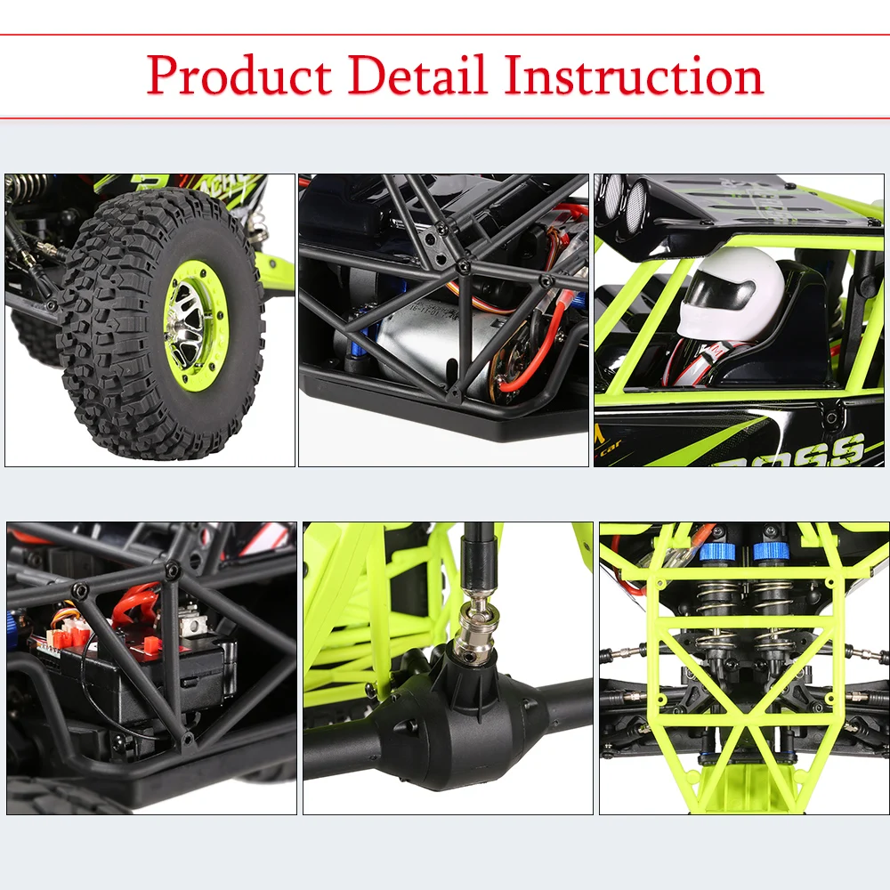 WLtoys 10428 1:10 RC автомобиль 2,4 г 4WD электрический матовый Рок Гусеничный RTR внедорожник пульт дистанционного управления внедорожные veicoli модель игрушки транспортные средства