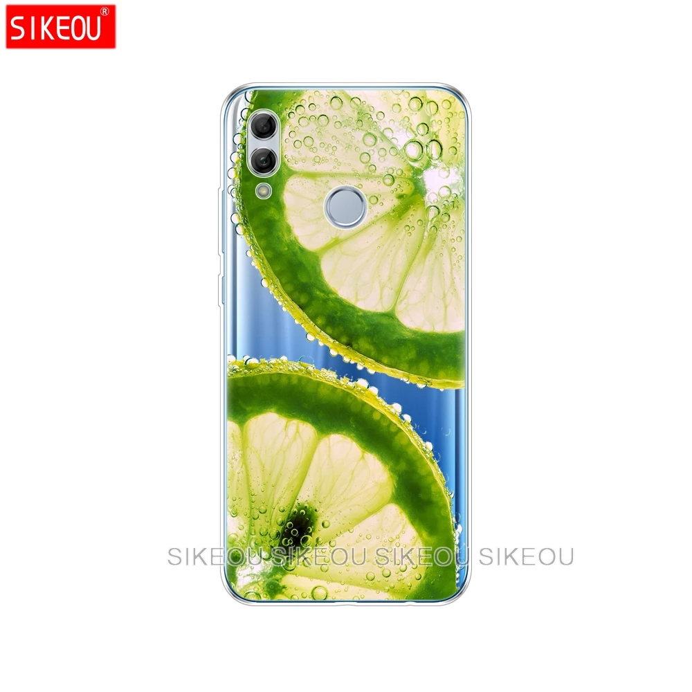 Силиконовый чехол для huawei honor 10 lite, чехол 6,21 дюйма, мягкая задняя крышка для телефона из ТПУ для honor 10 lite, защитный чехол Etui full 360 - Цвет: 61067