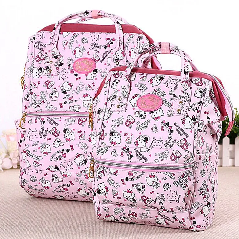 Милый hello kitty рюкзак сумка школьные сумки кошелек yey-6601