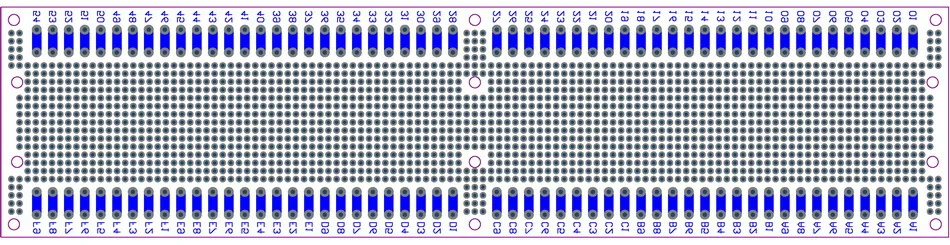 10 шт./лот) двухсторонний Прототип PCB, универсальная плата, 296x72 мм