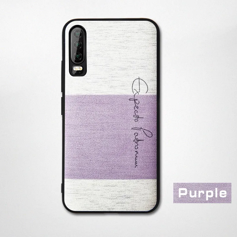 purple Для huawei P30 Pro Чехол из хлопковой ткани с мягким прикосновением P30pro задняя крышка MOFi противоударный защитный чехол P30 чехол s - Цвет: purple