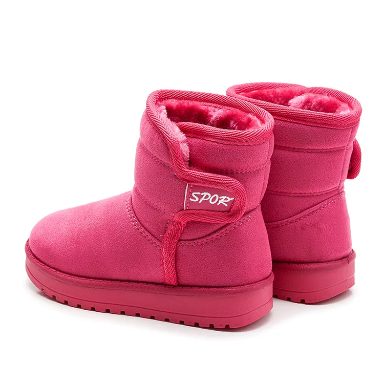 2017 Новая мода зима детская Снегоступы Обувь для девочек мальчиков теплые удобные