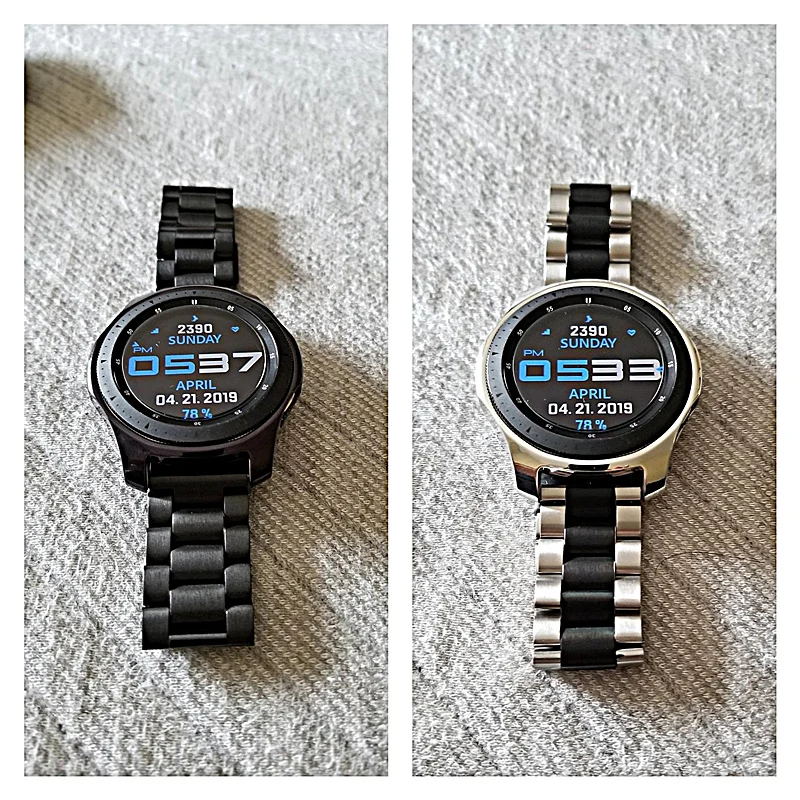 20 мм 22 мм ремешок из нержавеющей стали для samsung gear S3 Classic/Frontier Galaxy watch 46 мм ремешок для Galaxy Watch 42 gear S2 Classic