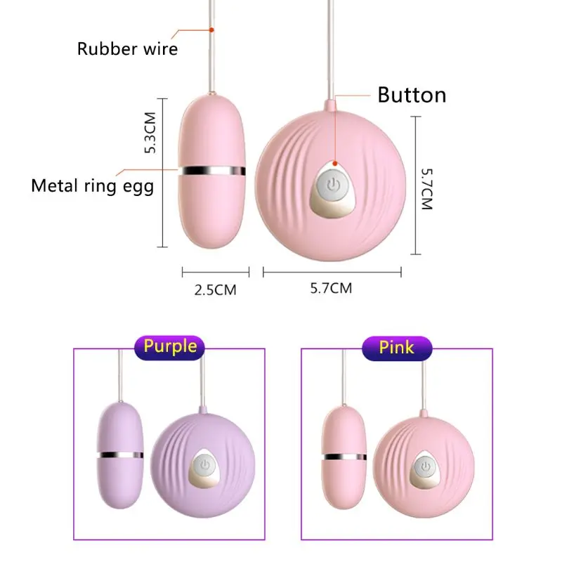 Водонепроницаемый вибратор эротическое яйцо с двумя прыжками для женщин