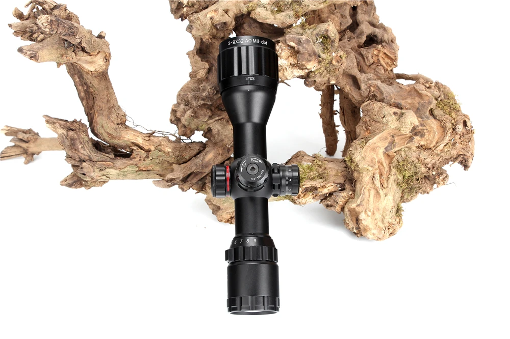 Ohhunt охотничья оптика 3-9x32 AO Compact 1/2 половина Mil точка сетка оптические прицелы башенки Блокировка с солнцезащитным козырьком тактический прицел