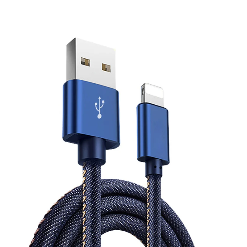 Классический USB кабель для iPhone xs max зарядное устройство передачи данных X 8 6 6s 2.4A