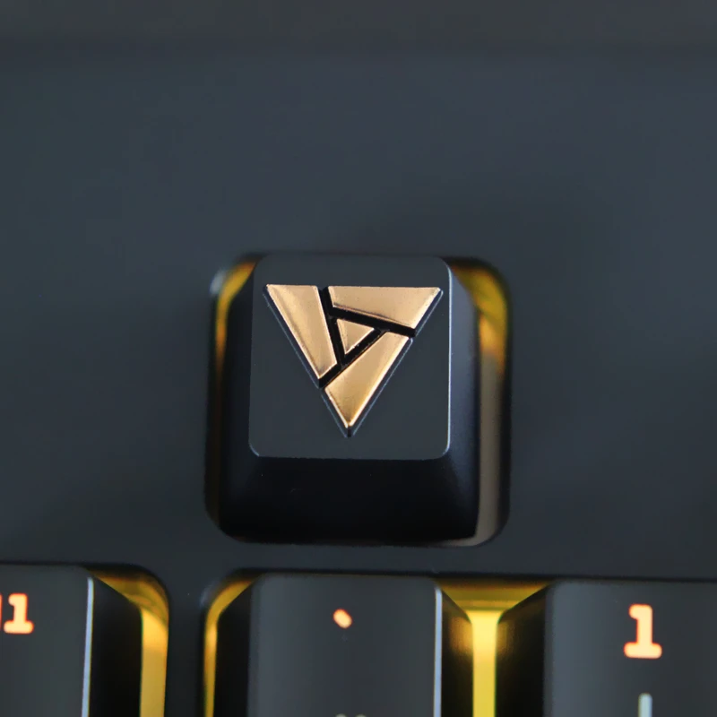 Заказной тисненый Keycap из цинкового сплава для игр механическая клавиатура