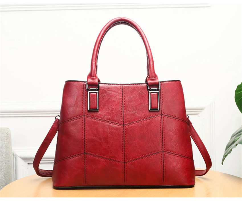 Women Luxury Leather Handbags High Quality Women Bags Designer Ladies Shoulder Bag Woman Big Tote Messenger Bags For Women