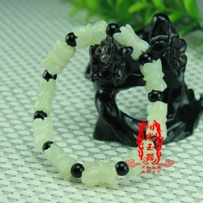 Xinjiang Hotan jade lotus hand string of men и women's браслет | Дом сад