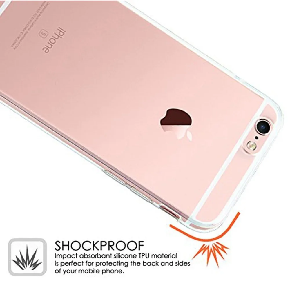 Ультратонкий прозрачный ТПУ силиконовый чехол для iPhone XS MAX XR 6 7 6S Plus защитный резиновый чехол для телефона для iPhone 8 7 Plus