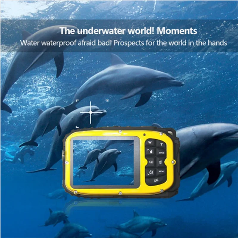 HD водостойкая камера цифровая 16MP 2 7 'фотокамера 8x Zoom Instax Camara De Fotos Anti shake Video