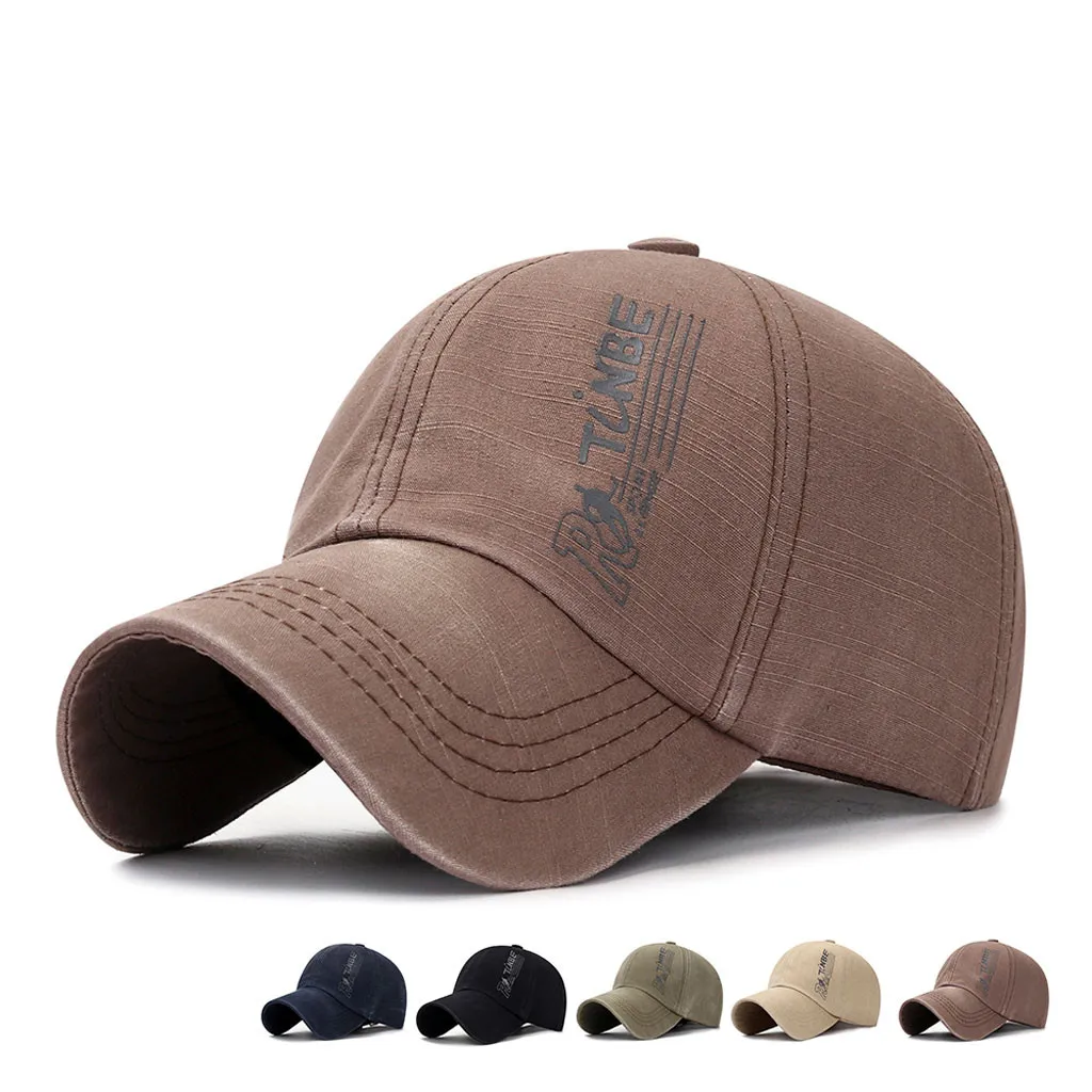 Мужская хлопковая бейсбольная кепка для мотогонок с эффектом потертости бамбука
