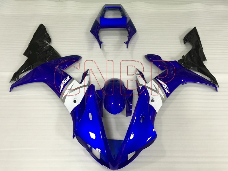 Обтекатель YZFR1 2002 2003 синий белый черный корпус комплекты YZF R1 Пластиковые