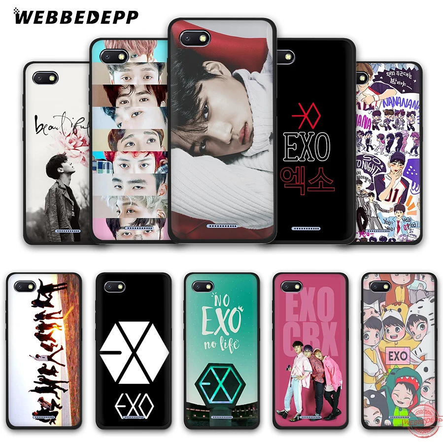 WEBBEDEPP Kpop exo Lucky one мягкая искусственная кожа для Redmi Note 8 7 6 5 Pro 4A 5A 6A 4X Plus S2 Go чехлы |