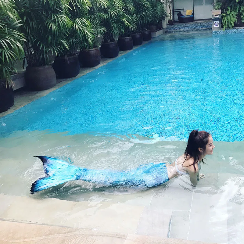 Купальный костюм с хвостом русалки для женщин купальный моноластами плавания