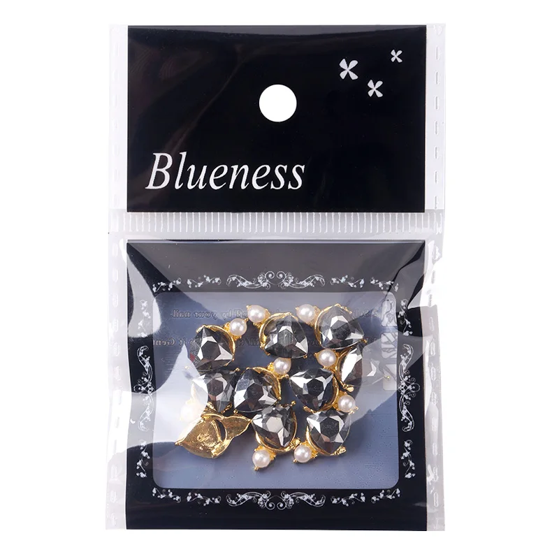Blueness 10 шт./лот 3D Стразы для ногтей шпильки ювелирное изделие драгоценный камень