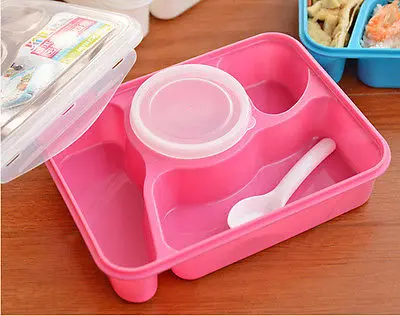 Новая портативная посуда Bento контейнеры для хранения продуктов микроволновая