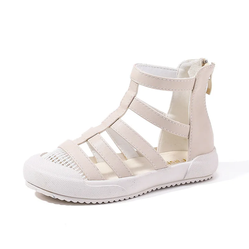 

Roma Style Girls Children Sandals Summer Open Toe Beach Girls Shoes Cross Strap Kids Sandals Girl Baby Toddler Shoes Size 21-37