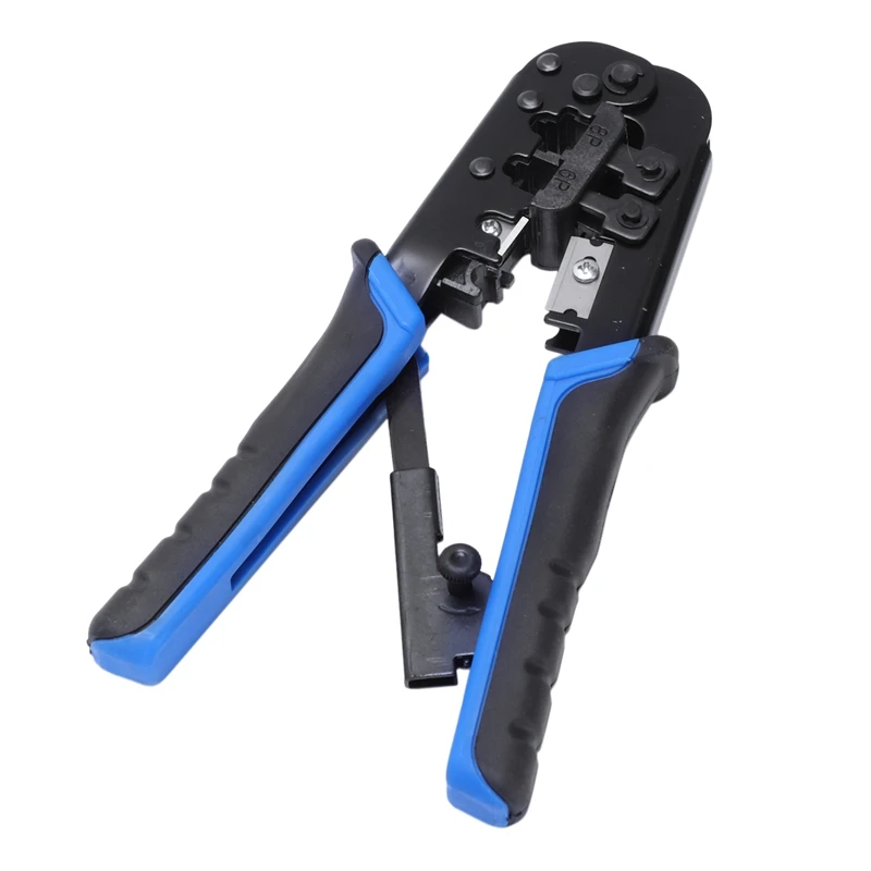 Multifunctional Crystal Head Crimping Tools Ratchet Network Cable Clamp For 4P 6P 8P Rj-11 / Rj-12 Rj-45 | Инструменты