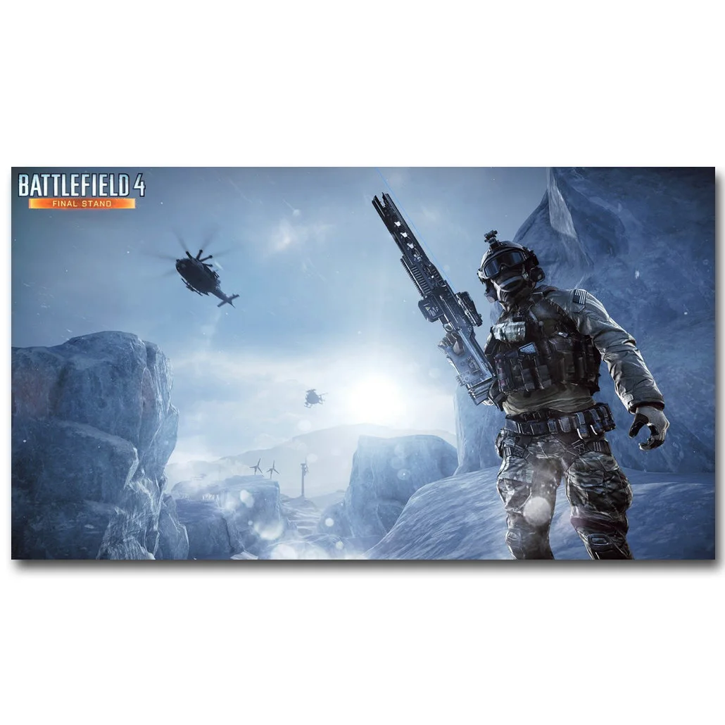 Battlefield BF 1 4 художественная шелковая ткань постер принт 13x24 24x43 дюймов Горячая игра
