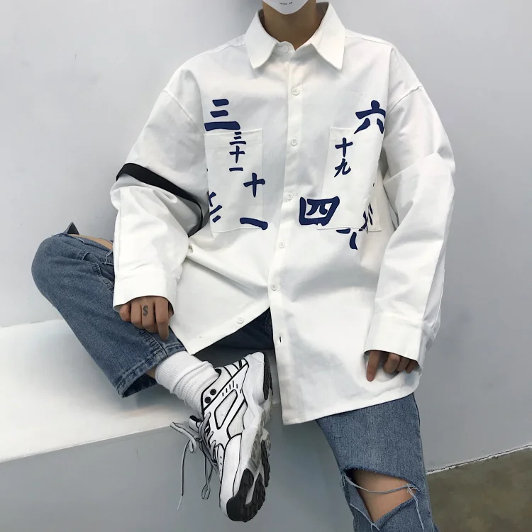 Корейский ins осенний стиль женская одежда блузки винтажные рубашки Харадзюку
