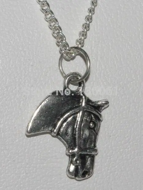 Винтажное серебряное ожерелье с подвеской в виде парусника АНКХ Креста Луны