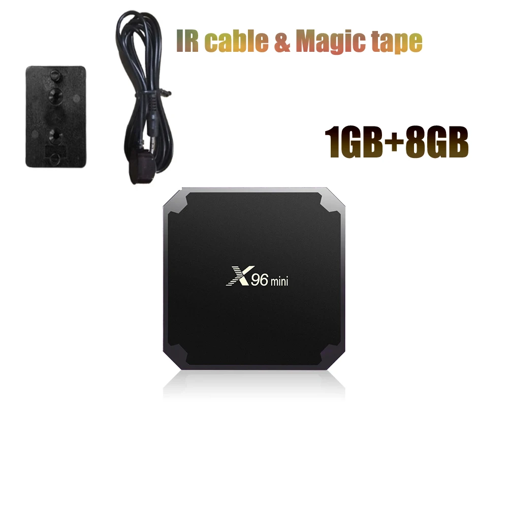 Серебристый X96 Мини Android 7.1.2 ТВ Box Amlogic s905w 4 ядра Full HD 4 К media player 2.4 г WI-FI H.265 HDMI 2.0 Декодер каналов кабельного телевидения 2 ГБ 16 ГБ - Цвет: Серебристый