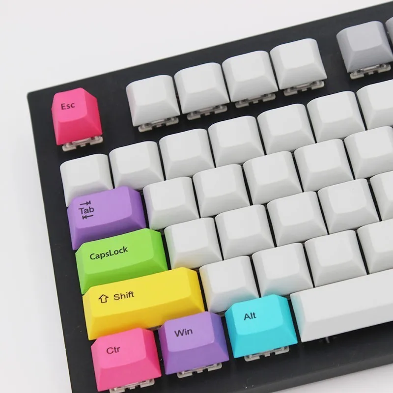 Красная клавиатура IDOBAO Teclado Mecanico Cherry Mx с высоким цветом Pbt 14 клавишами краска Sub Top