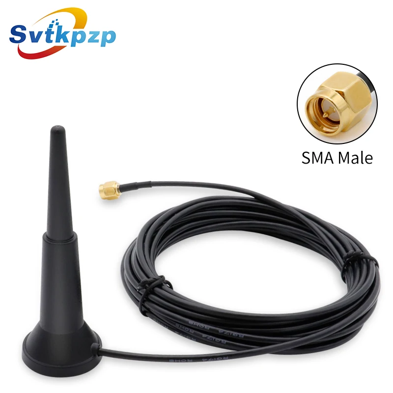 

5dBi Outdoor Waterproof WIFI 2.4ghz Antenna DIY Network Card Wireless Signal Booster 2.4g Bluetooth Dual SMA Antenna 3M 5M Cable