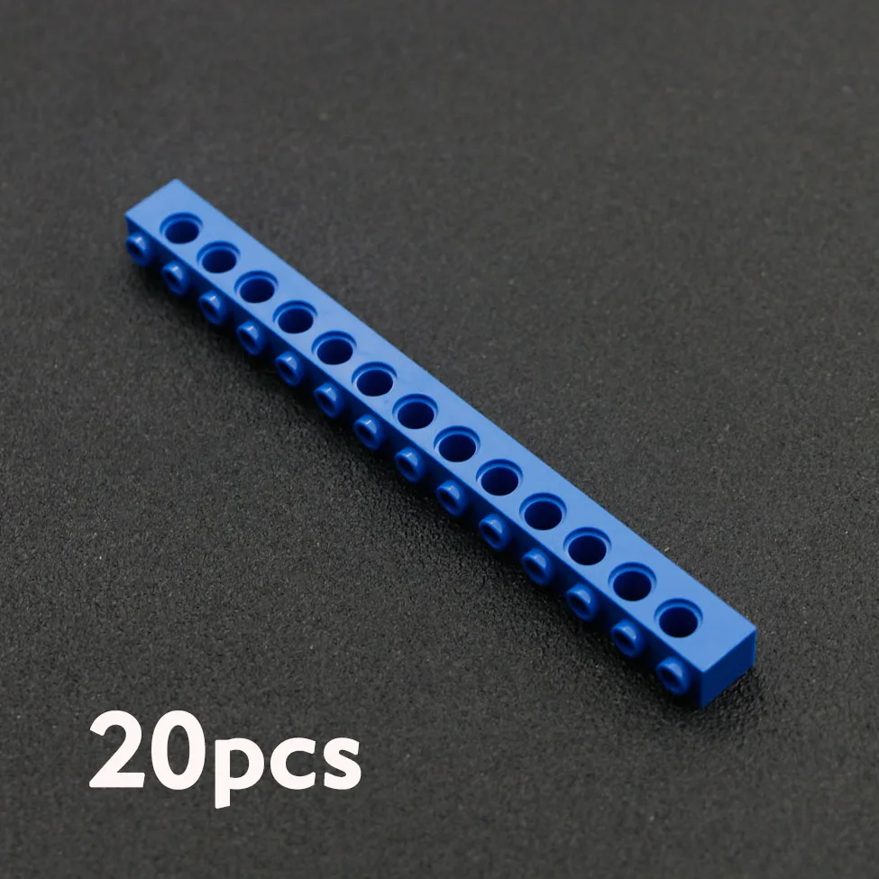 Технические детали кирпичи 1x14 отверстий 13 Pin луч MOC Technic Bulk серия Mindstorm