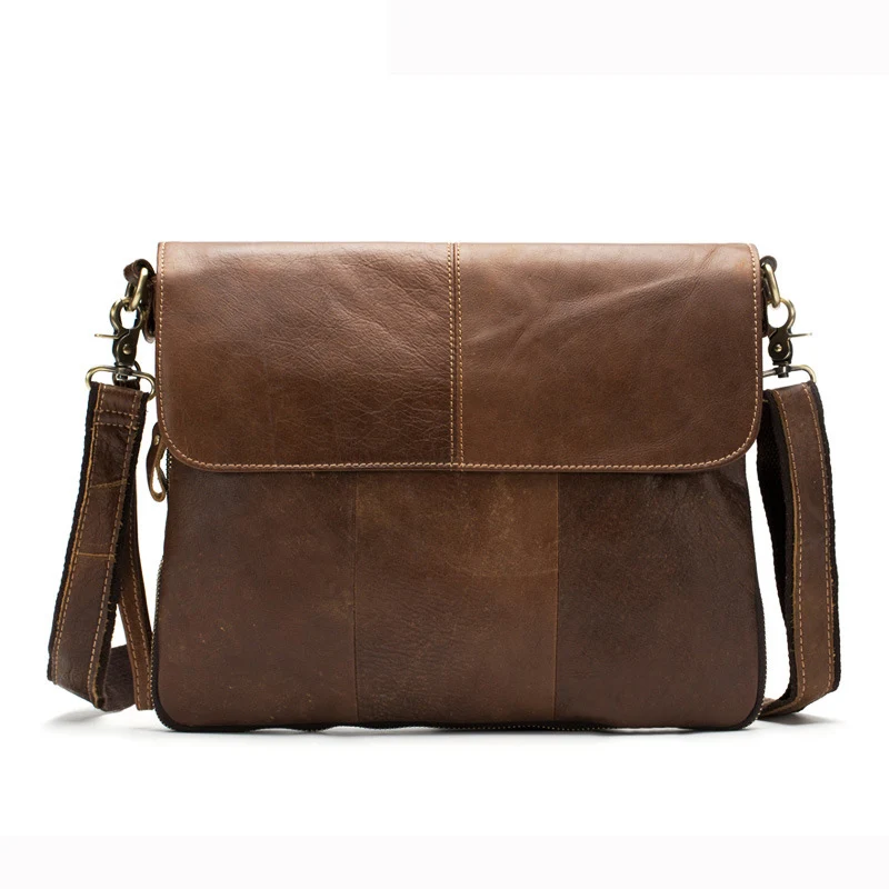 Frosted Brown Westal мессенджер из почтальона рабочая деловая офисная дипломат портфель кожаная сумка мужская женский мужчина женская натуральная кожа для документов работы через плечо сумочка коричневая чёрный планшет класический - Цвет: Frosted Brown