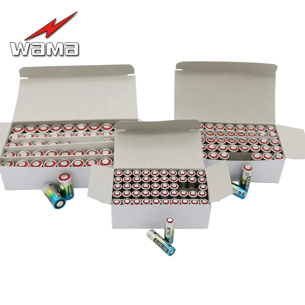 

50pcs Wama 23A 12V+50pcs 27A 12V+50pcs 4LR44 6V Alkaline Primary Dry Batteries Car Remote Battery Wholesales Drop Ship