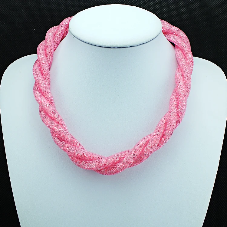 JINGLANG New Choker Necklace Rhinestone Magnetic Charm Mesh For Women Jewelry | Украшения и аксессуары
