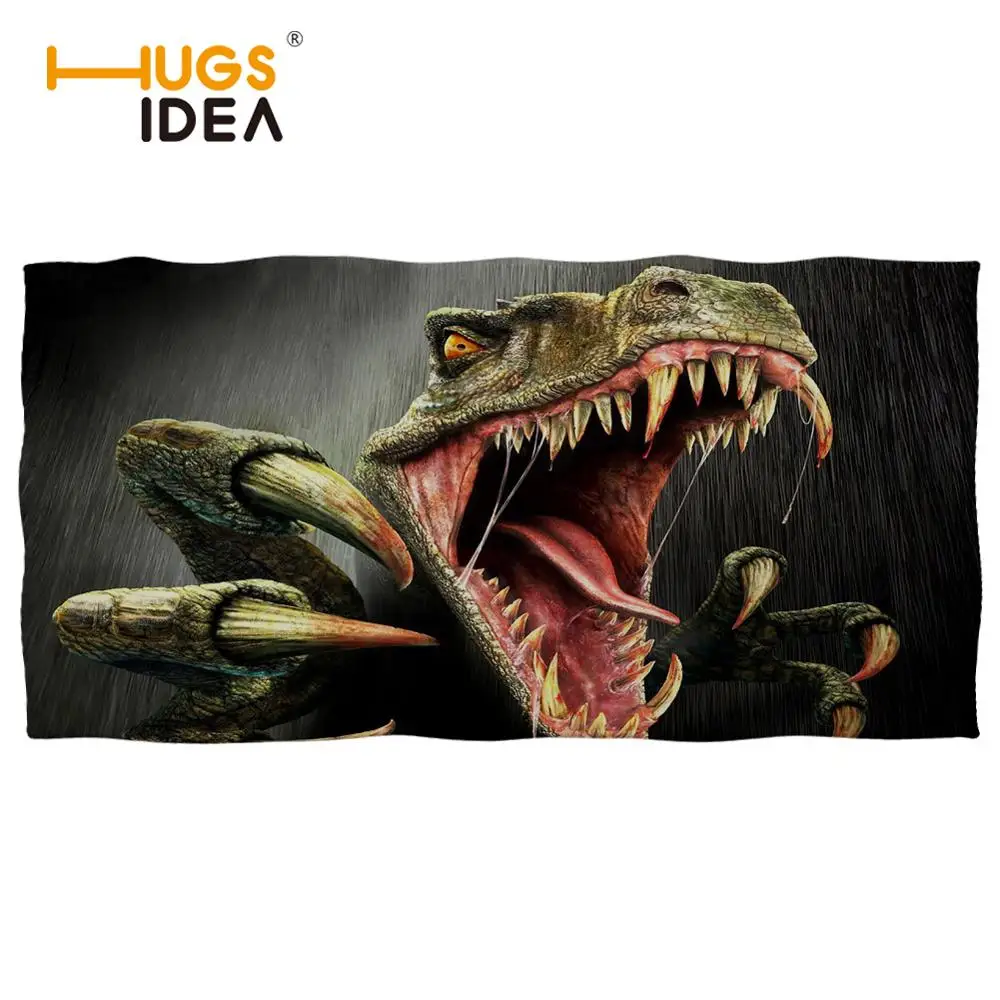 Полотенце HUGSIDEA из микрофибры большое толстое пляжное полотенце с 3d принтом