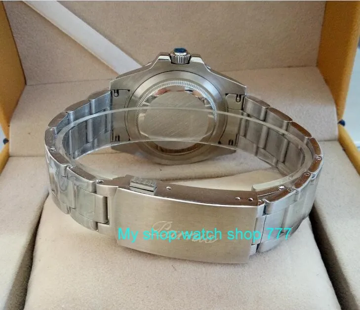 Мужские часы с автоматическим механизмом зеленая вращающаяся Керамическая