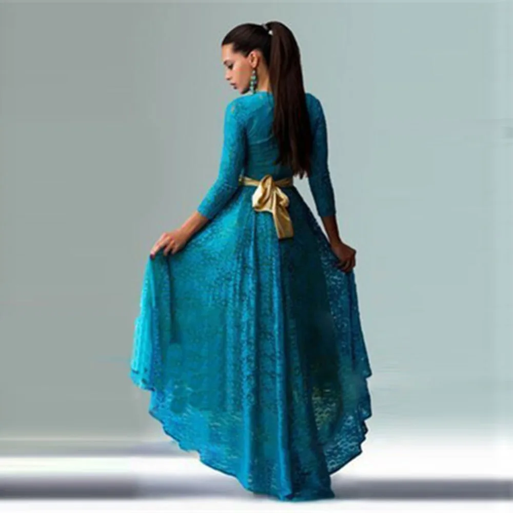 FTLZZ Новое весеннее женское элегантное длинное платье с круглым вырезом