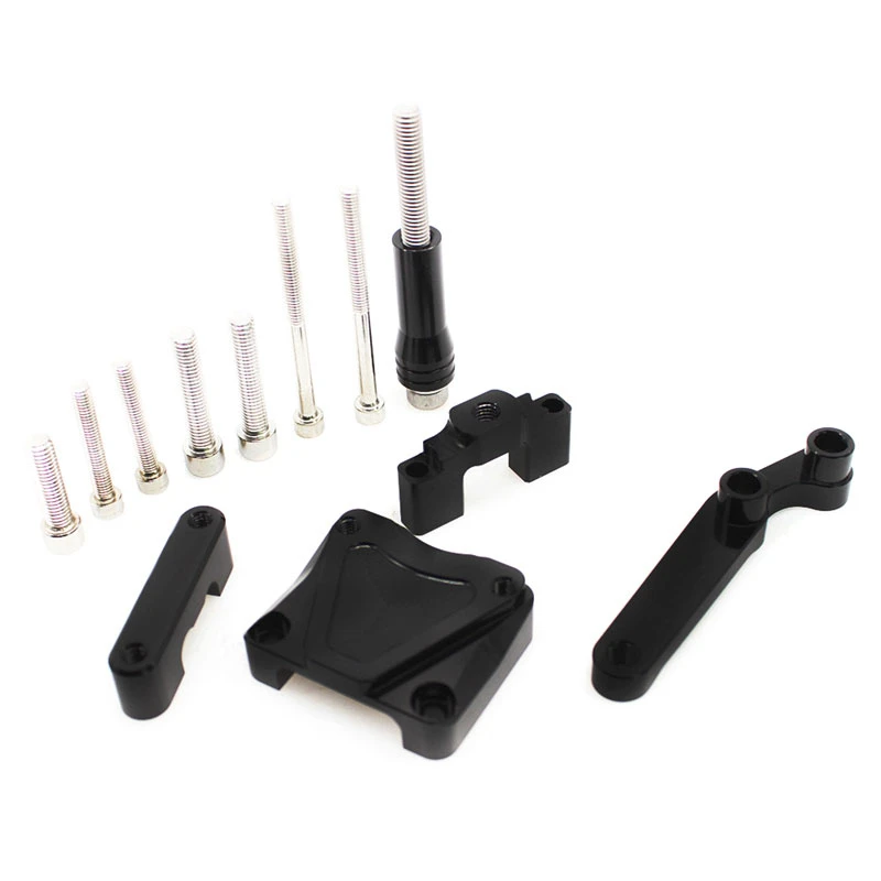 FXCNC Aluminum Steering Damper Stabilizer Mounting Safety Control + Brackets kit for Kawasaki EX300 NINJA300 2013-2016 2014 2015 |