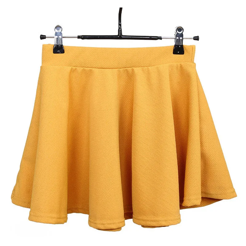 Morrowwind Women Korean Style Solid High Waist Mini Skirt 2018 Spring and Summer Casual Pleated Short Skirts Female Saia | Женская